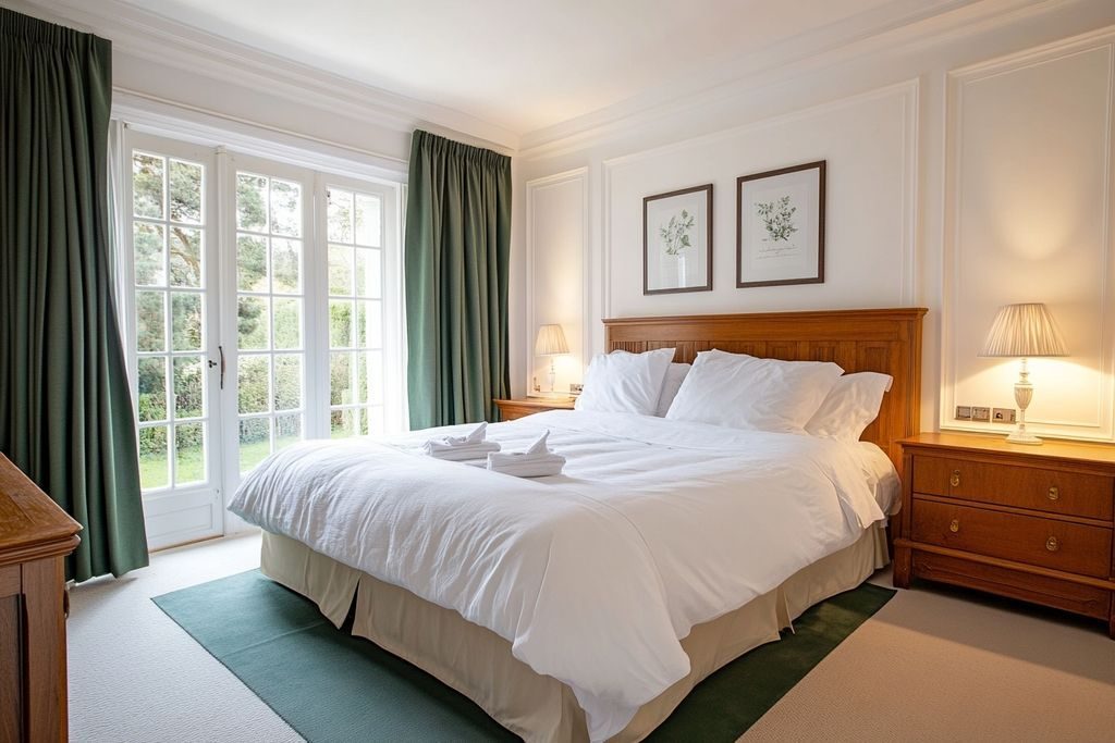 Chambre blanc et vert forêt comment réussir une décoration naturelle et élégante avec harmonie