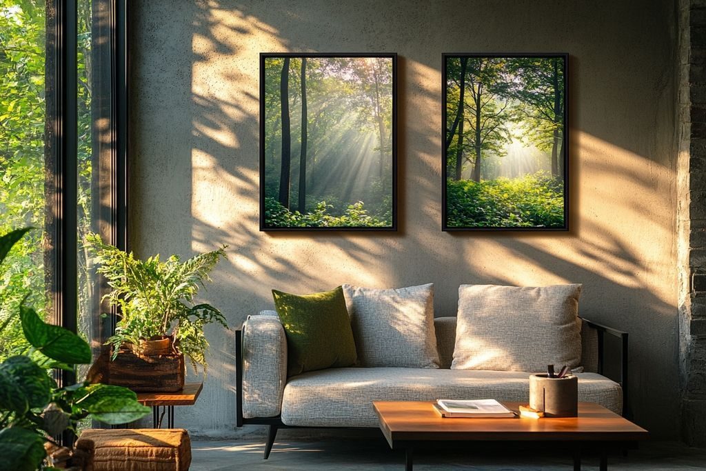 Chambre vert forêt et blanc comment créer une ambiance naturelle élégante et apaisante