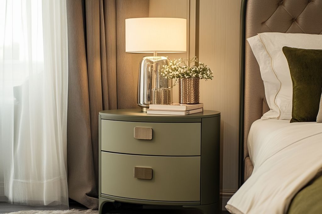 Chambre vert olive et beige comment créer une ambiance naturelle élégante et tendance en 2025