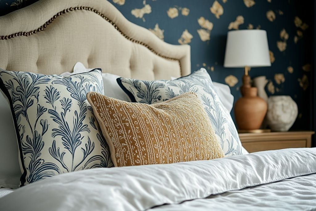 Tete de lit mademoiselle tiss avis comparatif prix motifs tissu décoration murale moderne